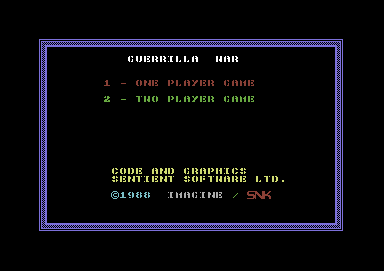Guerrilla War screenshot 2 for Commodore 64